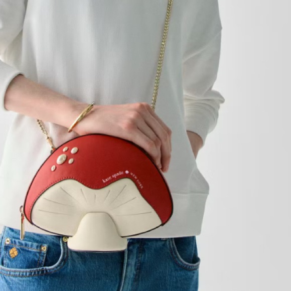 Kate Spade 3d Mushroom Crossbody Nwt